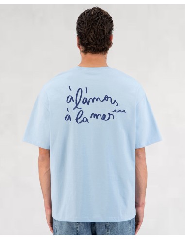 T-SHIRT AMOUR SALÉ BLEU CIEL