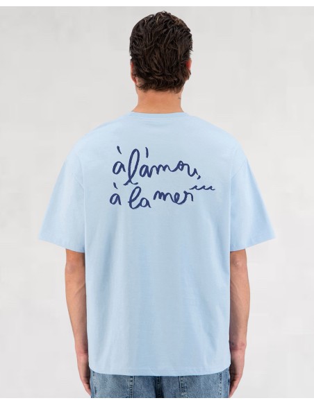 T-SHIRT AMOUR SALÉ BLEU CIEL