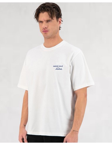 T-SHIRT AMOUR SALÉ BLANC