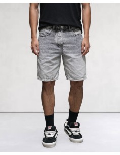 BERMUDA EN DENIM GRIS STRAIGHT FIT 2