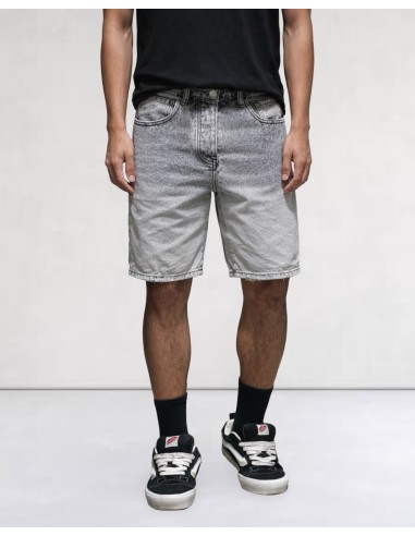 BERMUDA EN DENIM GRIS STRAIGHT FIT