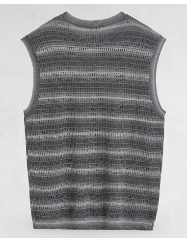 Débardeur en maille fluide gris foncé