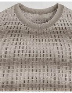 Débardeur en maille fluide beige 2