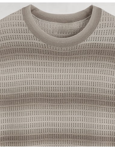 Débardeur en maille fluide beige