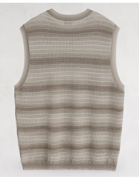 Débardeur en maille fluide beige