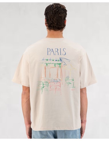 T-SHIRT "PARIS CAFÉ" BEIGE