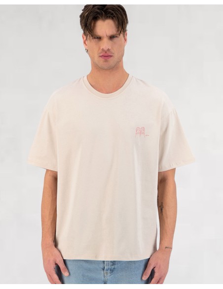 T-SHIRT "PARIS CAFÉ" BEIGE