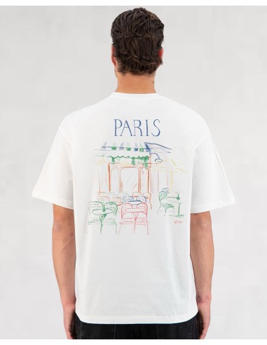 T-SHIRT "PARIS CAFÉ" BLANC
