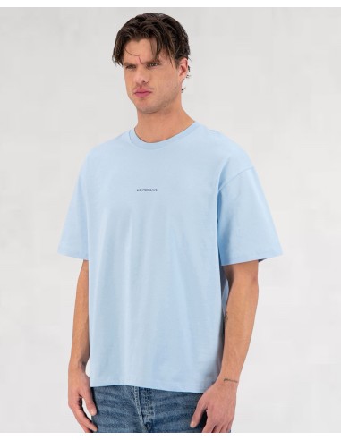T-SHIRT "LIGHTER DAYS" BLEU