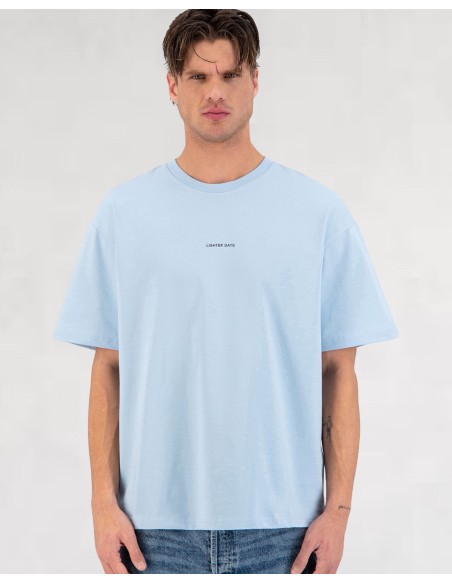 T-SHIRT "LIGHTER DAYS" BLEU