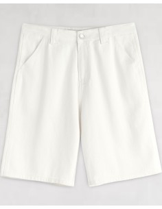 SHORT EN JEANS REGULAR BLANC
