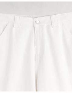 SHORT EN JEANS REGULAR BLANC 2
