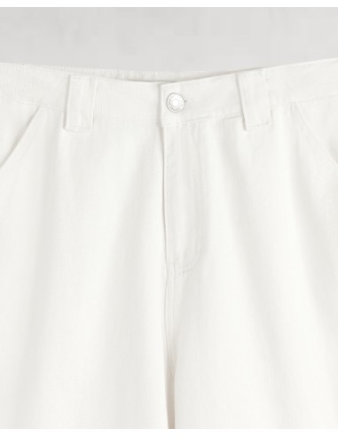 SHORT EN JEANS REGULAR BLANC