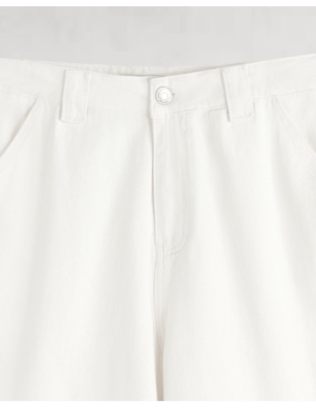 SHORT EN JEANS REGULAR BLANC