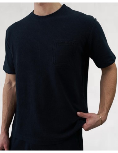 T-shirt en maille lègére noir