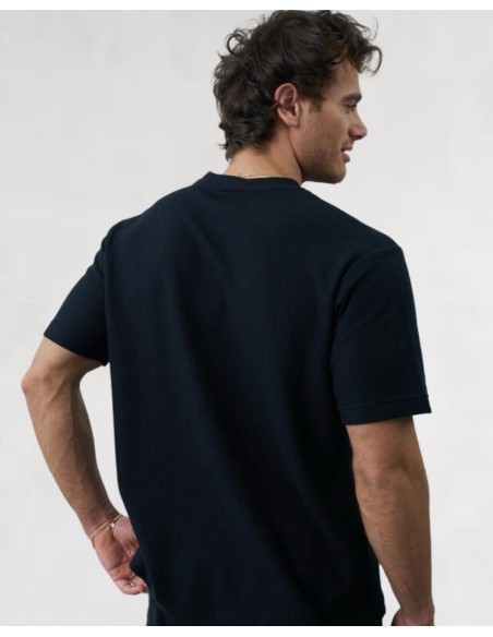 T-shirt en maille lègére noir