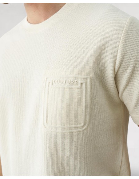 T-shirt en maille lègére beige