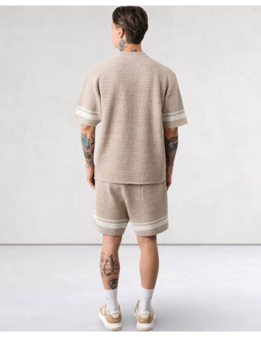 Ensemble T-shirt et short en maille...