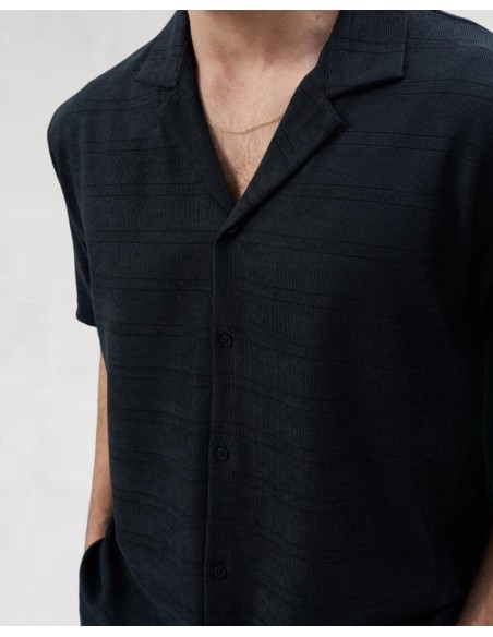 CHEMISETTE FLUIDE NOIR