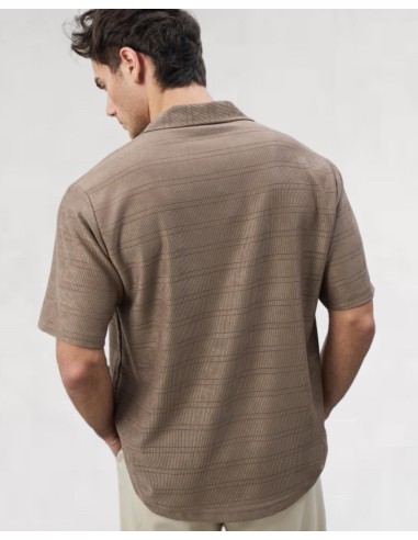 CHEMISETTE FLUIDE MARRON