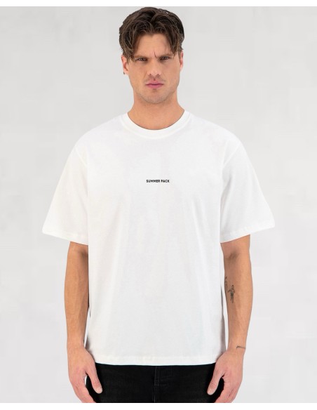 T-SHIRT "SUMMER PACK" BLANC