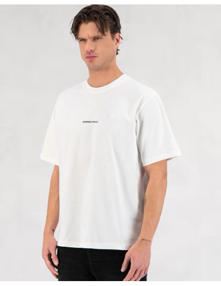 T-SHIRT "SUMMER PACK" BLANC