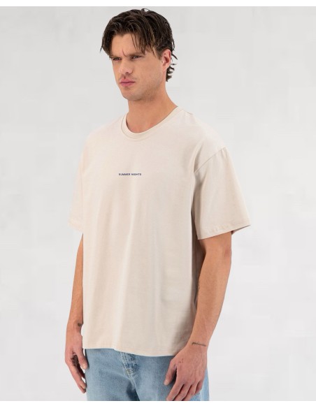 T-SHIRT "SUMMER NIGHTS" BEIGE
