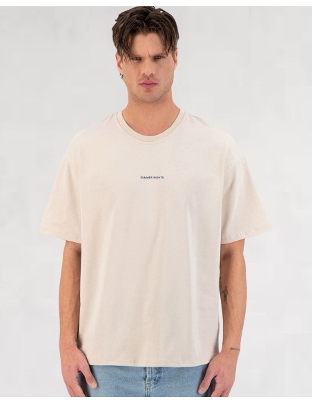 T-SHIRT "SUMMER NIGHTS" BEIGE