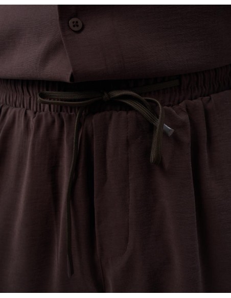 SHORT ULTRA LÉGER MARRON