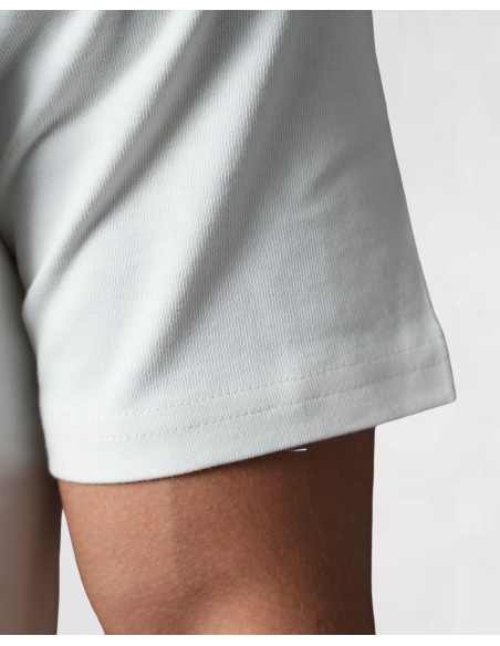 T-SHIRT REGULAR "CROSS" ÉCRU