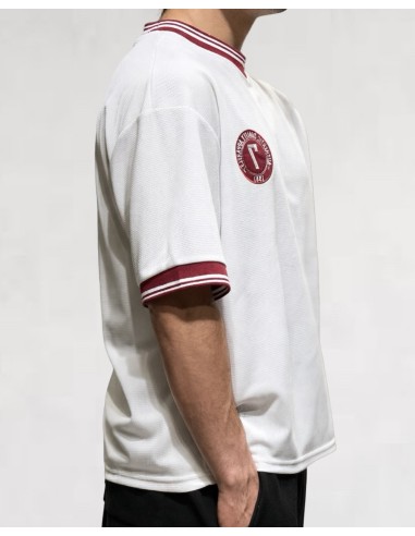 T-SHIRT MAILLE SOCCER BLANC
