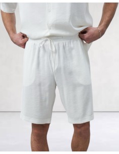 SHORT ULTRA LÉGER ÉCRU