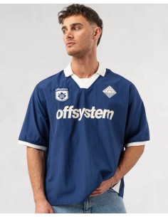 POLO OVERSIZE SOCCER BLEU MARINE