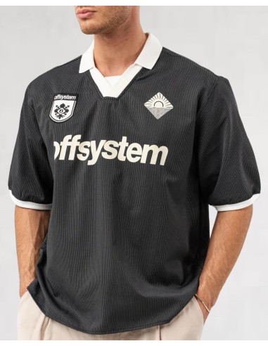 POLO OVERSIZE SOCCER NOIR