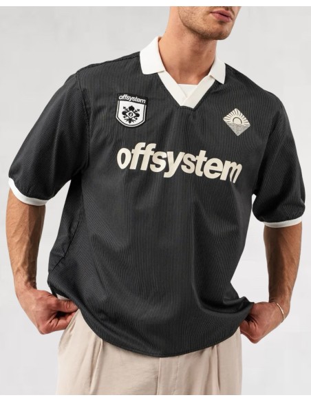 POLO OVERSIZE SOCCER NOIR