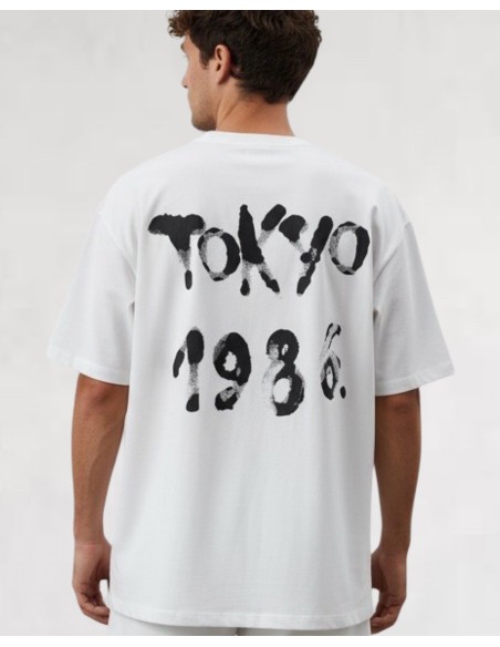 T-SHIRT "TOKYO" BLANC