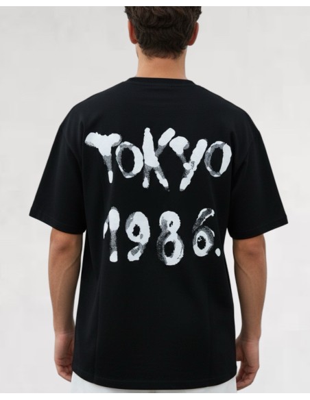 T-SHIRT "TOKYO" NOIR