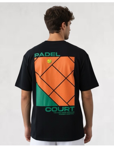 T-SHIRT "PADEL" NOIR