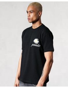 T-SHIRT REGULAR NOIR "PARADISE" 2