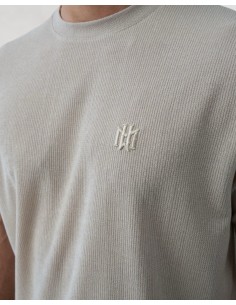 T-SHIRT TEXTURÉ SOUPLE BEIGE 2