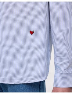 CHEMISE REGULAR FIT À RAYURES BLEU 2