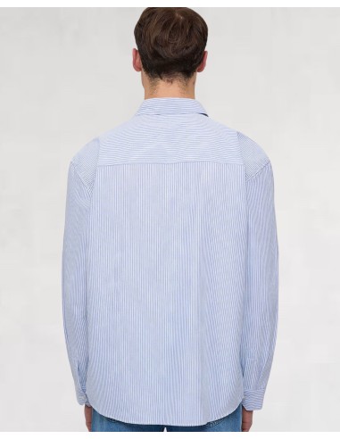 CHEMISE REGULAR FIT À RAYURES BLEU