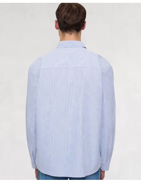 CHEMISE REGULAR FIT À RAYURES BLEU