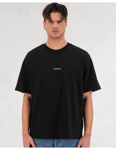 T-SHIRT "LIGHTER DAYS" NOIR
