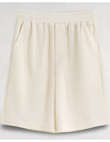 ENSEMBLE SHORT DEBARDEUR ECRU