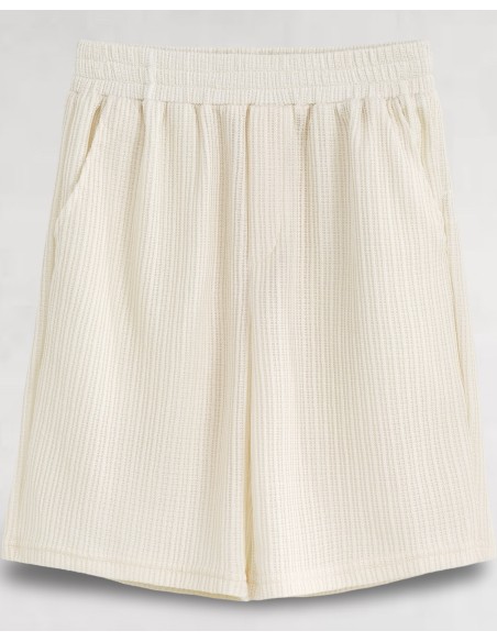 ENSEMBLE SHORT DEBARDEUR ECRU