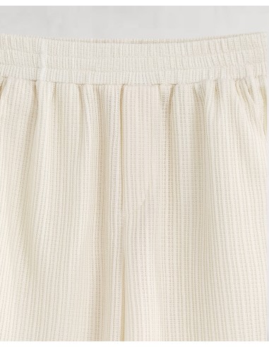 ENSEMBLE SHORT DEBARDEUR ECRU