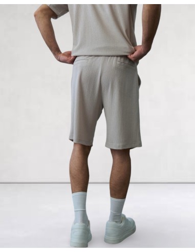 SHORT TEXTURÉ SOUPLE BEIGE