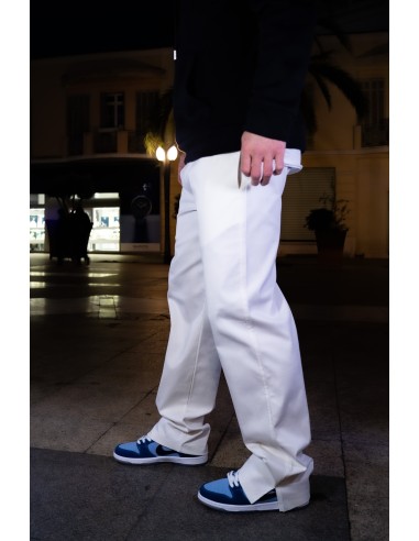 Pantalon Blanc Coupe Droite